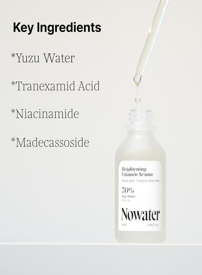 NOWATER TXA Glow Serum with 3% Tranexamic Acid, Vitamin, Niacinamide and Yuzu Water – Lightweight Glow-Boosting Facial Serum (1.01 fl.oz) - Image 5